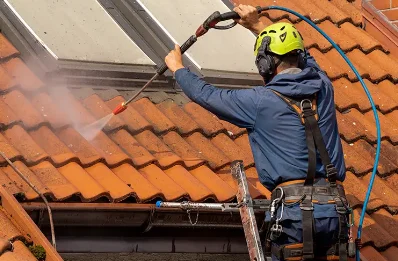 Démoussage et hydrofuge de toiture à Amarens
